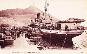 421- Oran - Le Sidi-Brahim dans le port